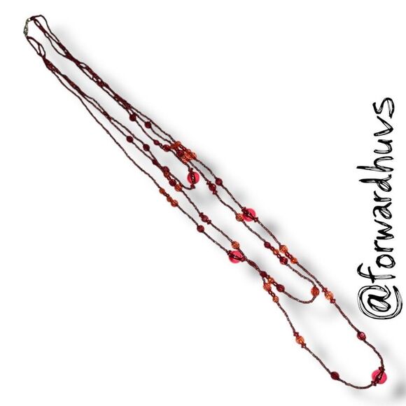 Bundle Sale 3 for $15 | Handcrafted Three-Strand Beaded Necklace - Picture 4 of 6